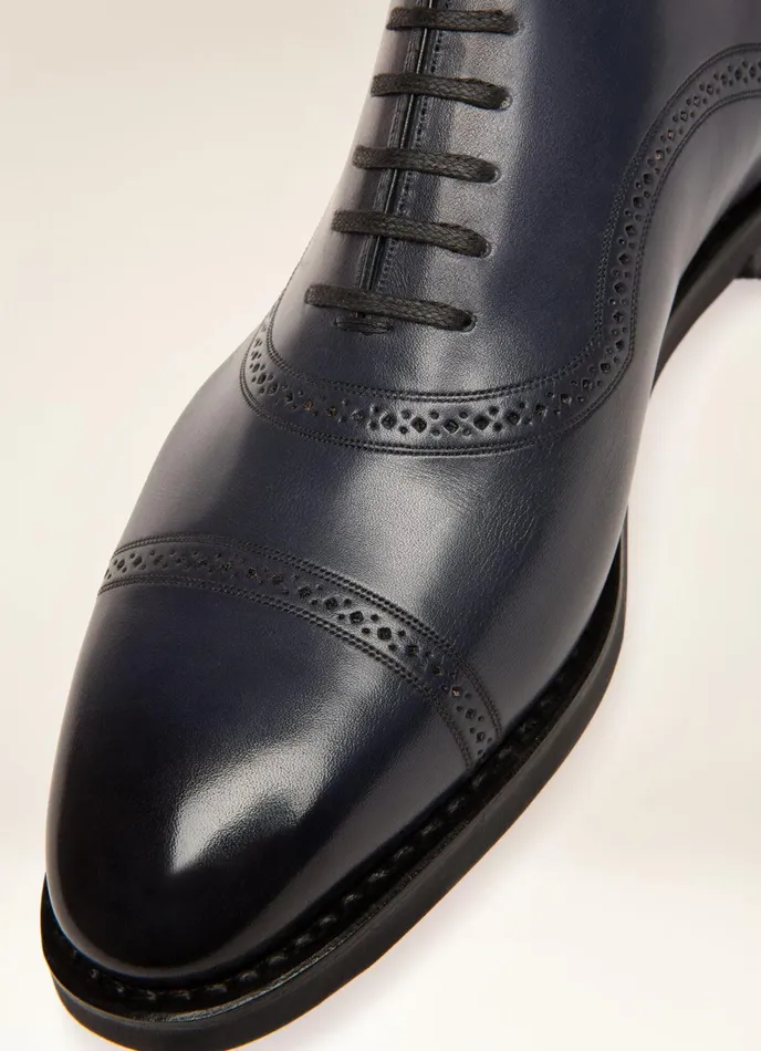 Men Bally LaceUps And Monks Scotch 8211 Leather Oxfords In Navy