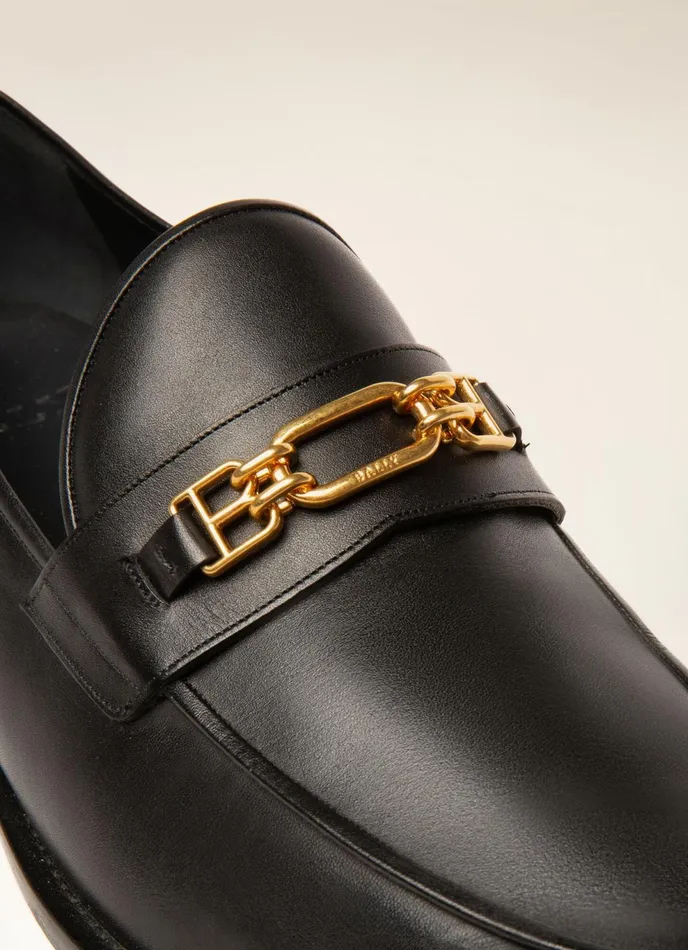 Men Bally Loafers And Moccasins Kelsy 8211 Leather Moccasins In Black