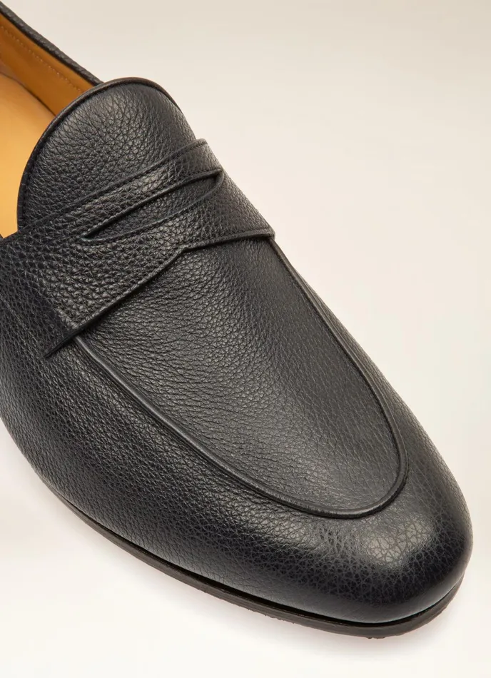 Men Bally Loafers And Moccasins Plumy 8211 Leather Loafers In Navy