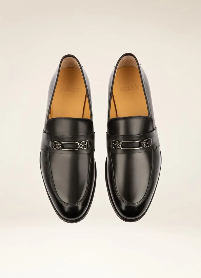 Men Bally Loafers And Moccasins Wesper 8211 Leather Loafers In Black
