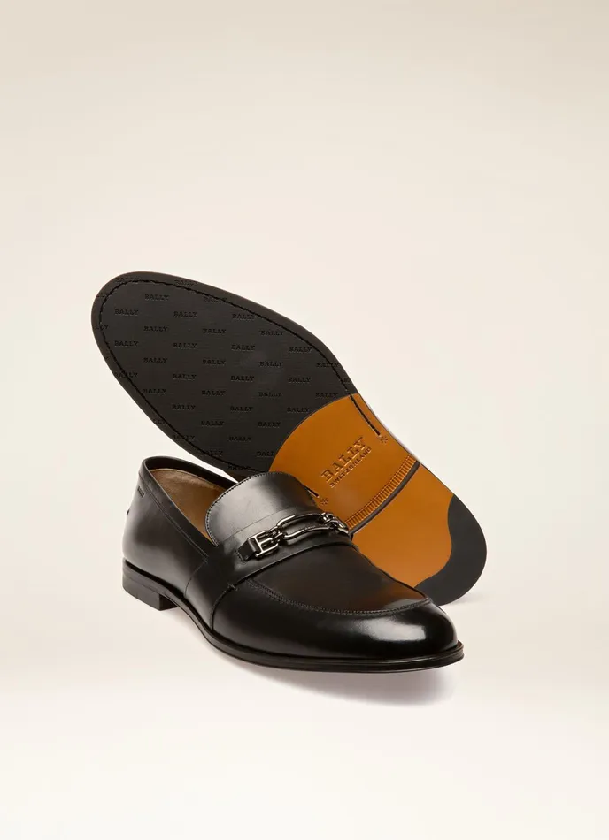 Men Bally Loafers And Moccasins Wesper 8211 Leather Loafers In Black