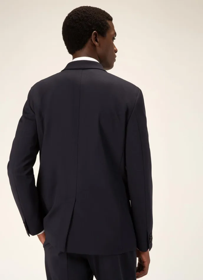 Men Bally Outerwear Suit Jacket 8211 Cotton Mix Outerwear In Dark Navy