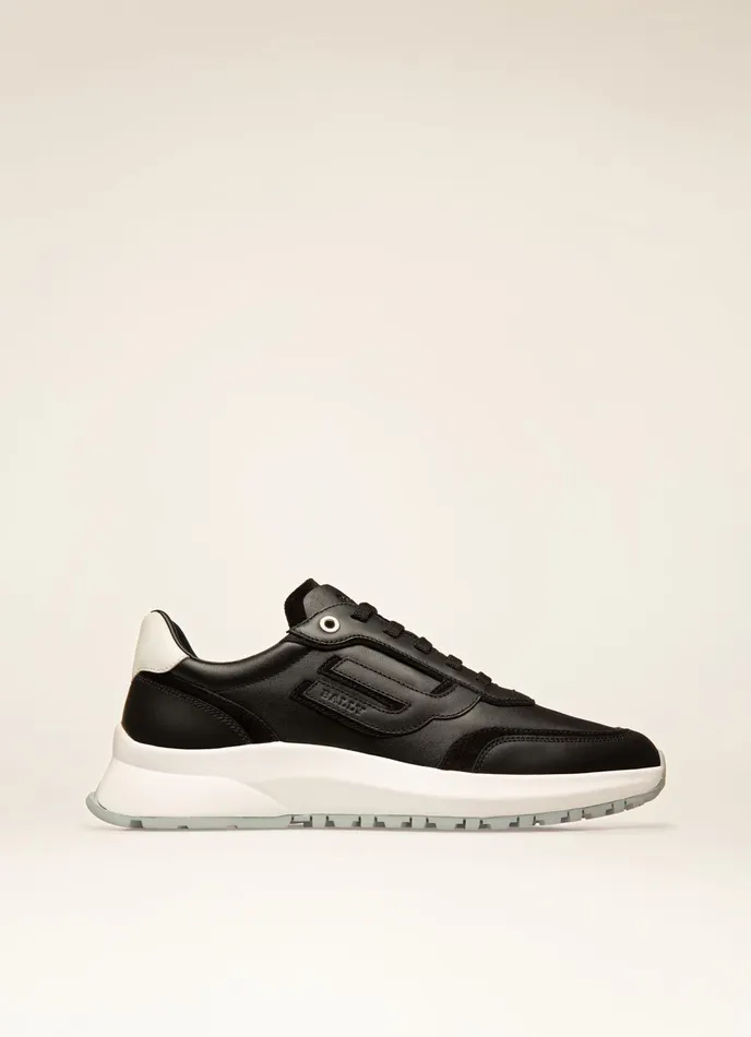 Men Bally Sneakers Demmy 8211 Leather Sneakers In Black
