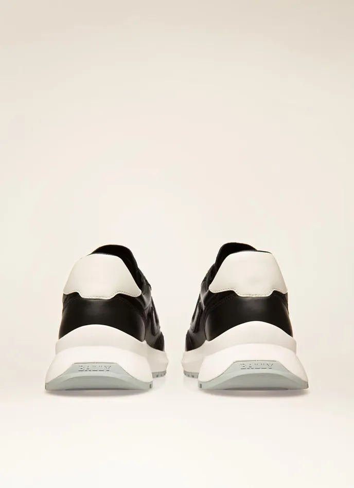 Men Bally Sneakers Demmy 8211 Leather Sneakers In Black