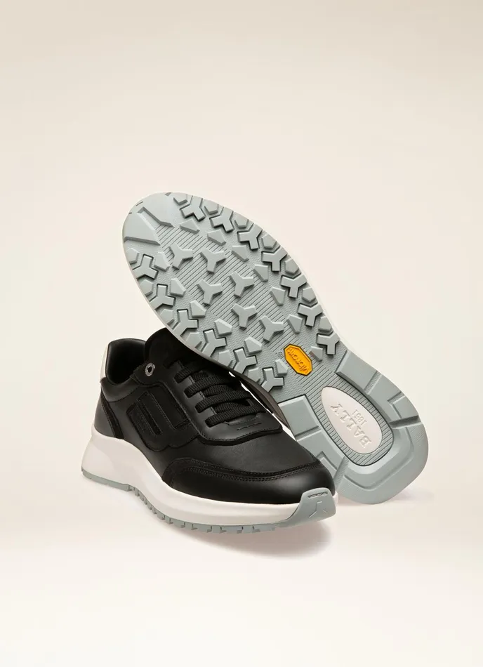 Men Bally Sneakers Demmy 8211 Leather Sneakers In Black