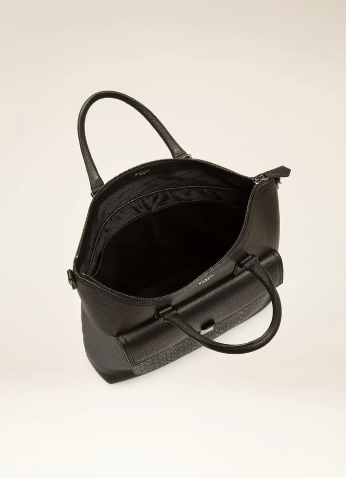 Men Bally Tote Bags Bickie 8211 Leather Tote Bag In Black
