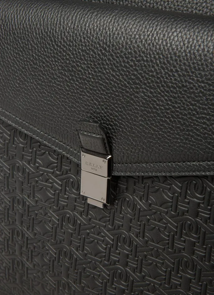 Men Bally Tote Bags Bickie 8211 Leather Tote Bag In Black