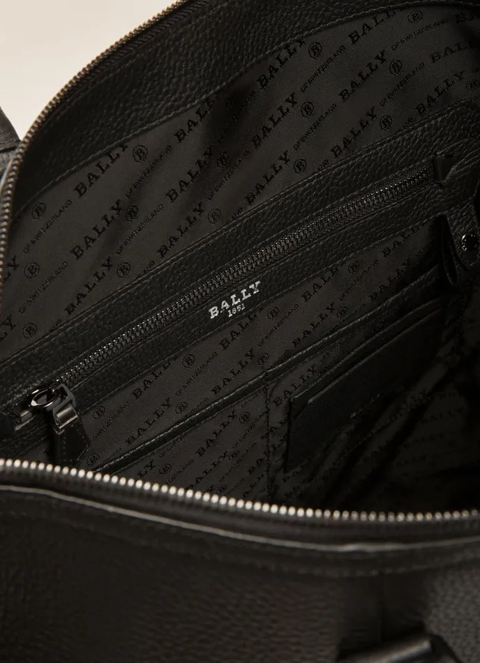 Men Bally Tote Bags Bickie 8211 Leather Tote Bag In Black