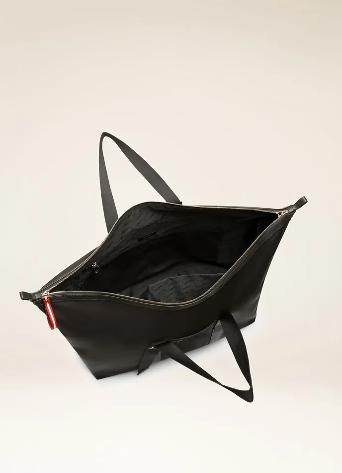 Men Bally Travel Bags Fulgho 8211 Nylon Weekender Bag In Black