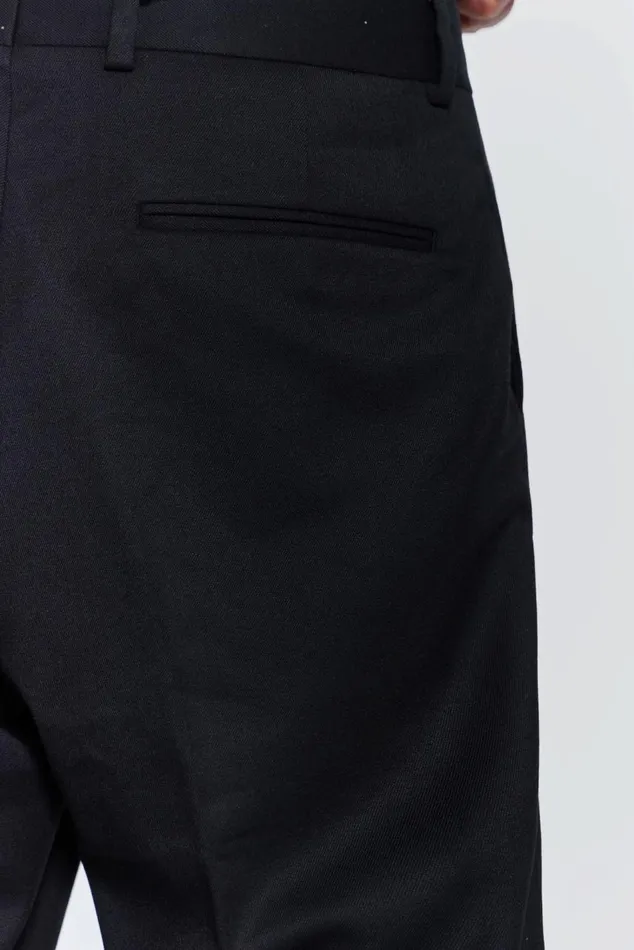 Men Black Flared Suit Pant Jaded London Trousers and Pants