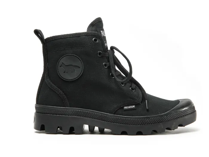 Men Boots PALLADIUM PALLABROUSSE X KITSUNE Blackblack
