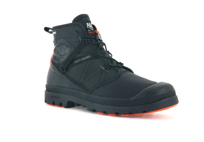 Men Boots PALLADIUM PAMPA TRAVEL LITE WATERPROOF Blackblack Men Boots PALLADIUM PAMPA TRAVEL LITE WATERPROOF Blackblack