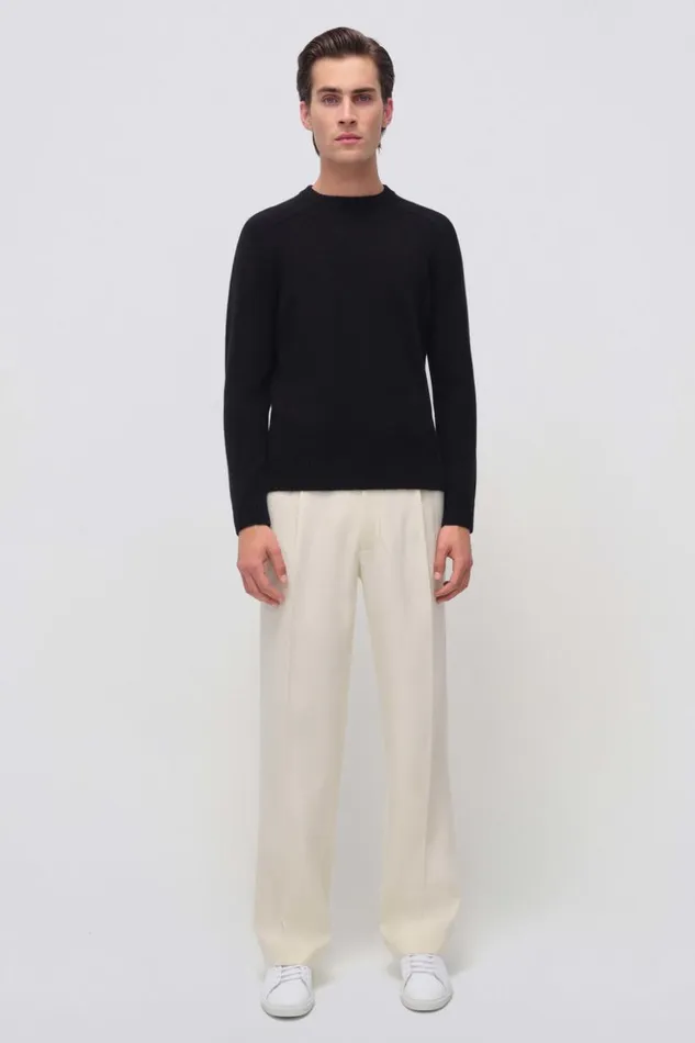 Men Carlton Sweater Black Jonathan Simkhai Knitwear