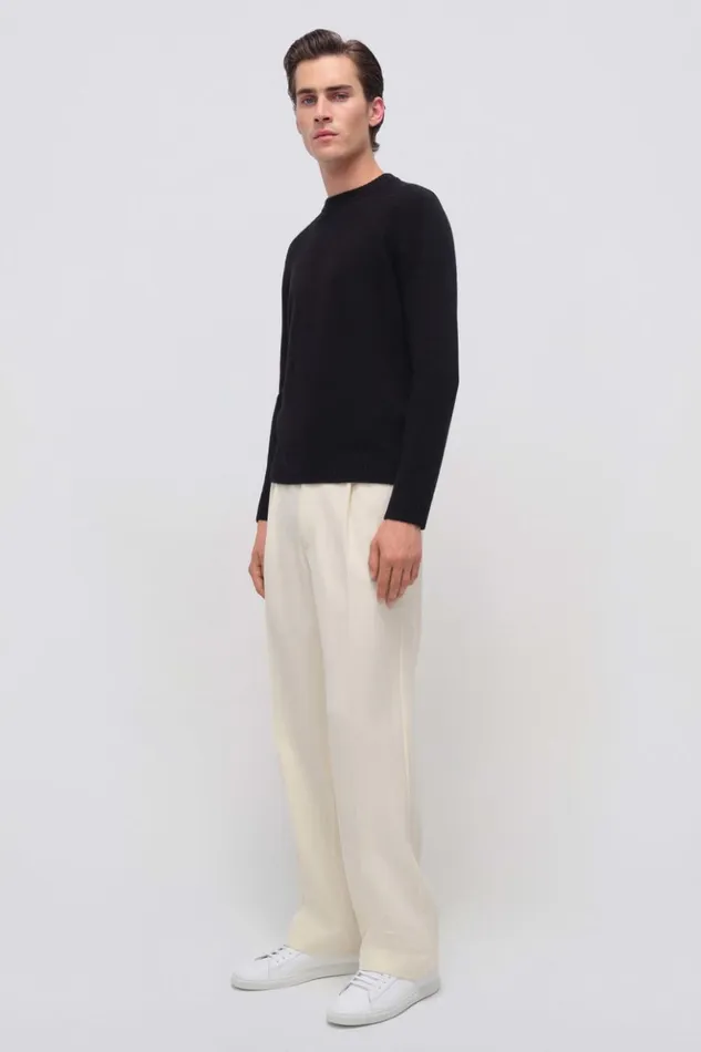 Men Carlton Sweater Black Jonathan Simkhai Knitwear