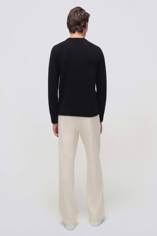 Men Carlton Sweater Black Jonathan Simkhai Knitwear