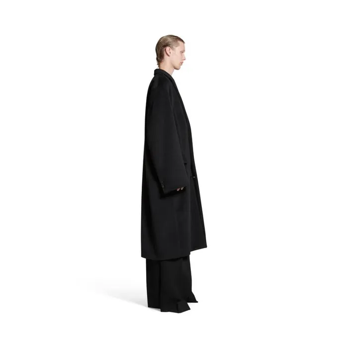 Men Coats and Jackets Balenciaga Skater Tailored Coat In Black