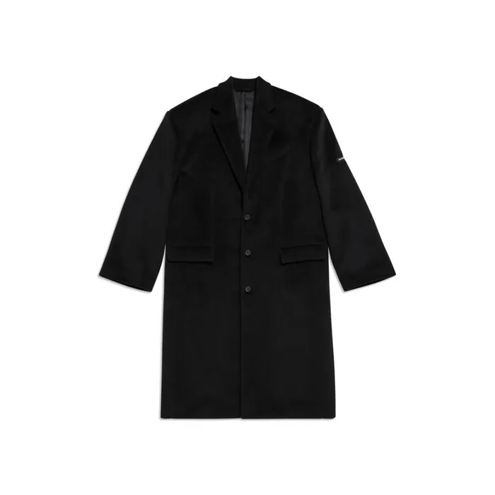 Men Coats and Jackets Balenciaga Skater Tailored Coat In Black