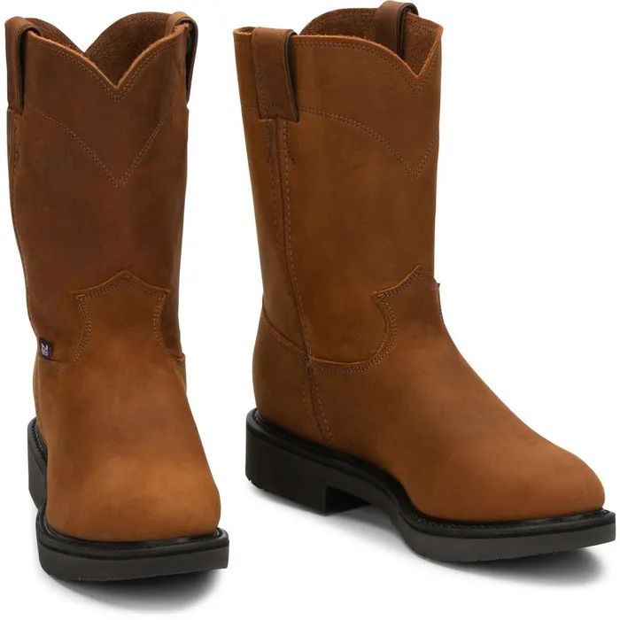 MEN Conductor 10034 Work Hazel Justin Boots Work