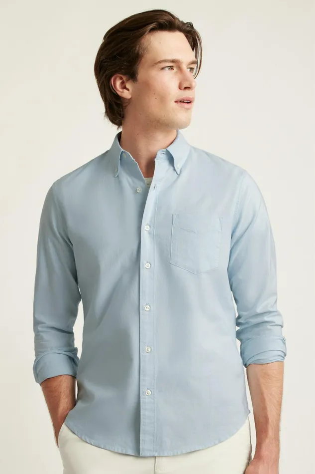 Men Everyday Oxford Shirt Celestial Blue Bonobos Casual Shirts