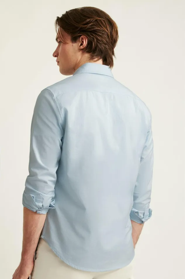 Men Everyday Oxford Shirt Celestial Blue Bonobos Casual Shirts