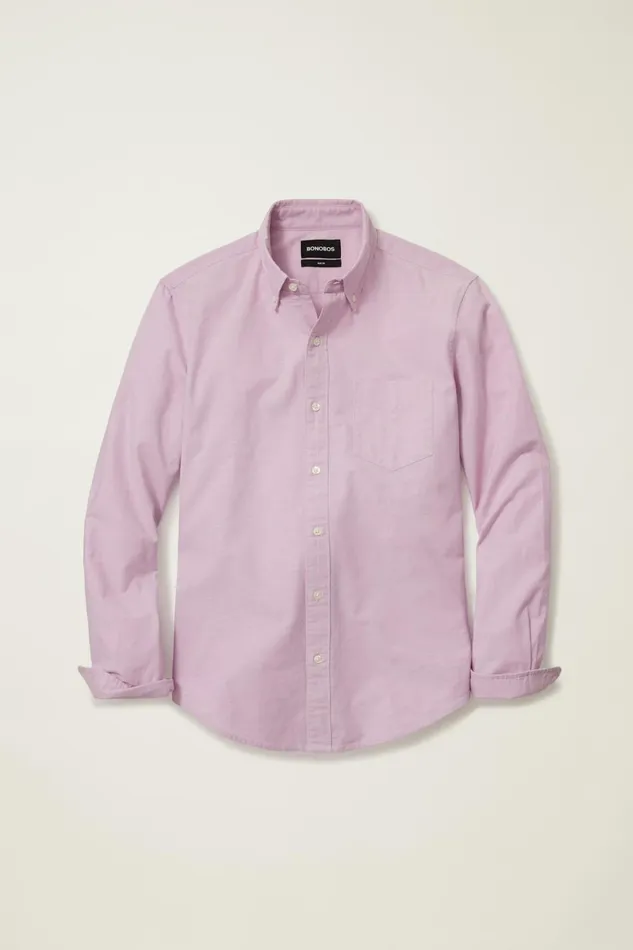 Men Everyday Oxford Shirt Rose Bud Bonobos Casual Shirts
