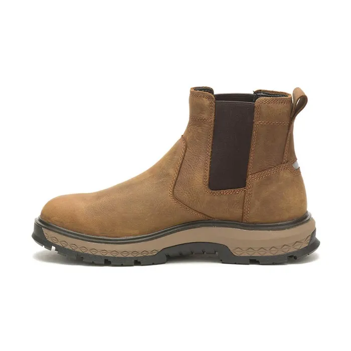 Men Exposition Chelsea Work Boot Cat Footwear Boots