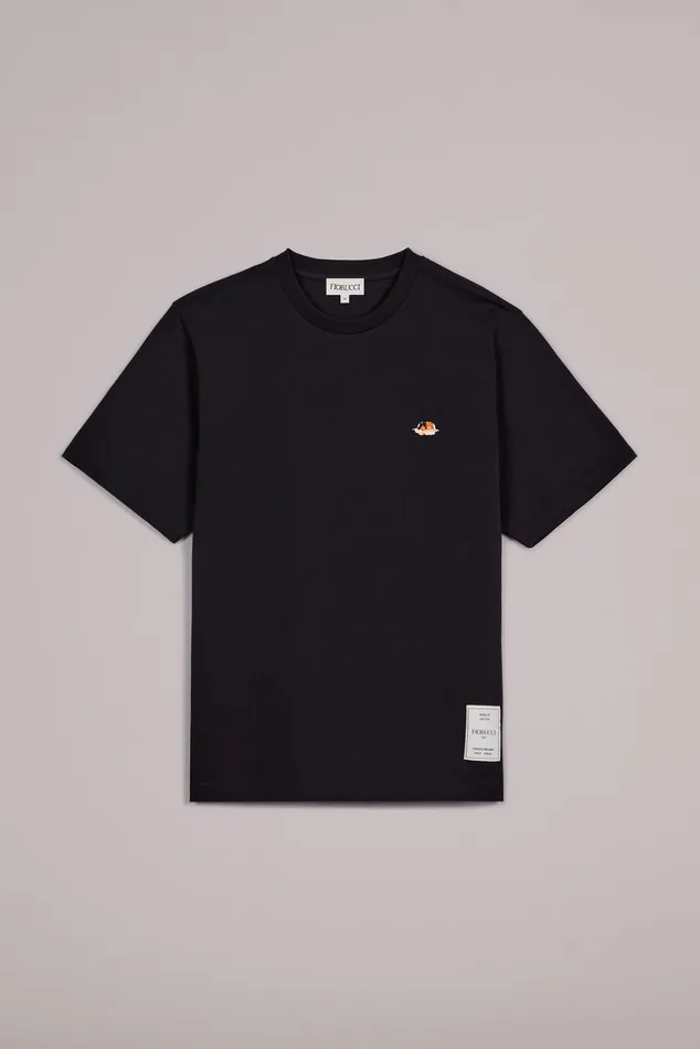 Men Fiorucci TShirts and Tops Icon Angels Plaque TShirt Black Men Fiorucci TShirts and Tops Icon Angels Plaque TShirt Black