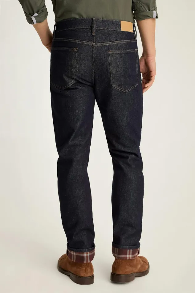 Men Fireside Flannel Lined Jean Blue Rinse Bonobos Jeans