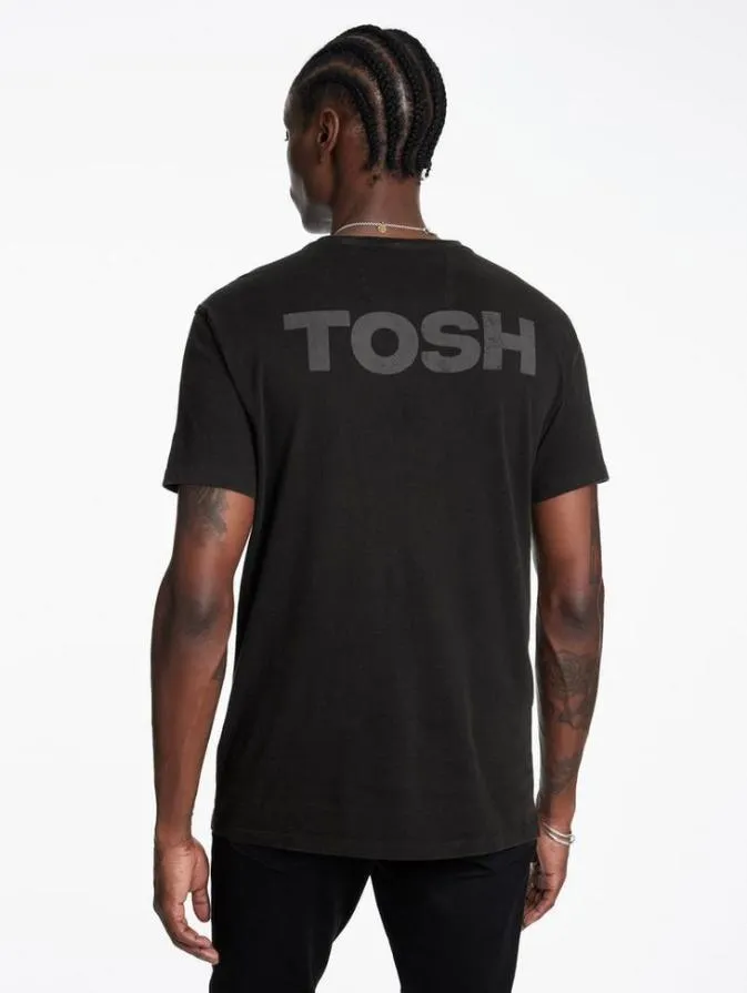 Men Graphic Tees John Varvatos PETER TOSH TEE Black