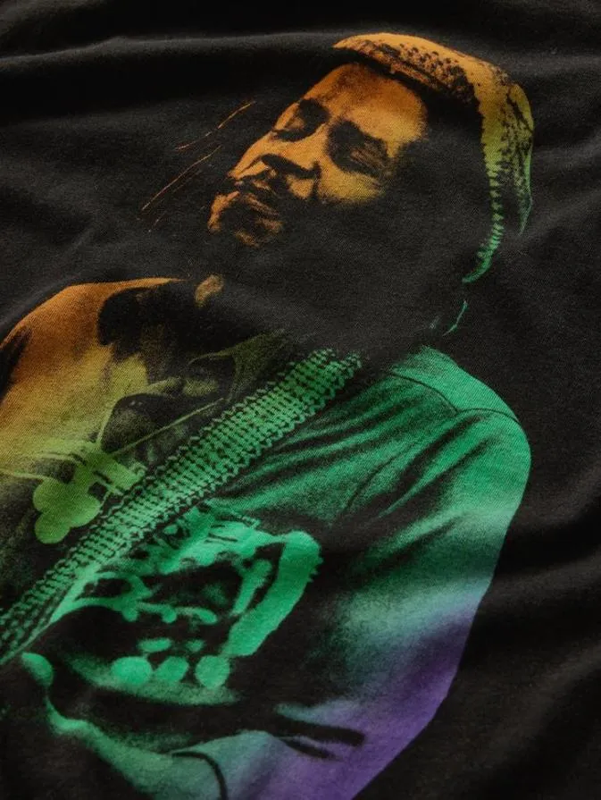 Men Graphic Tees John Varvatos PETER TOSH TEE Black
