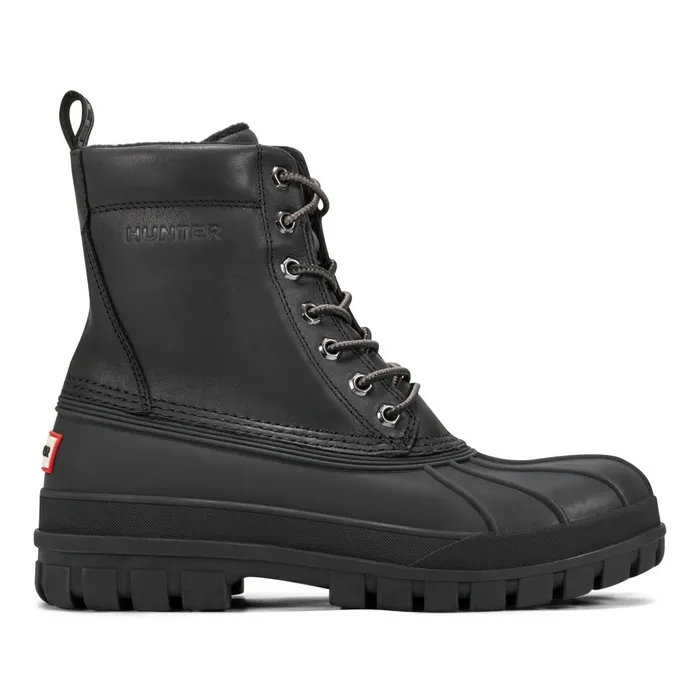 Men Insulated and Snow Boots Hunter Boots Southall Insulated Waterproof Duck Boots Black Men Insulated and Snow Boots Hunter Boots Southall Insulated Waterproof Duck Boots Black