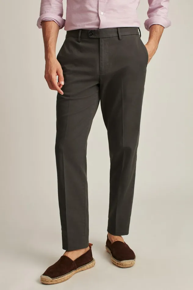 Men Italian Stretch Chinos Asphalt Grey Bonobos Chinos
