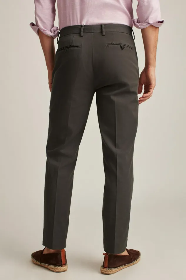 Men Italian Stretch Chinos Asphalt Grey Bonobos Chinos
