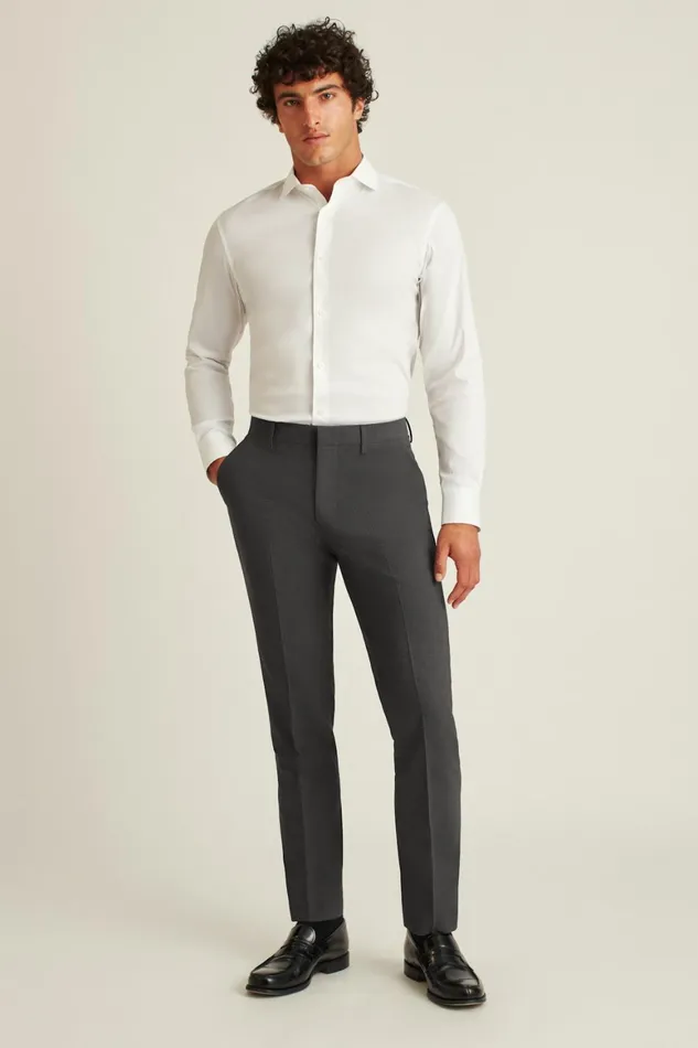 Men Italian Stretch Wool Dress Pants Charcoal Bonobos Dress Pants