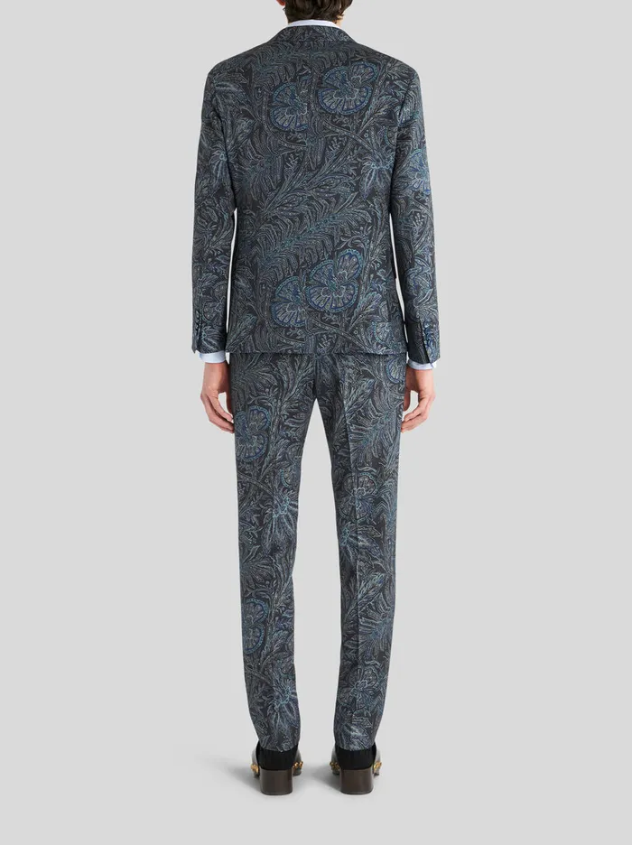 Men Jacket With Foliage Pattern Etro Jackets