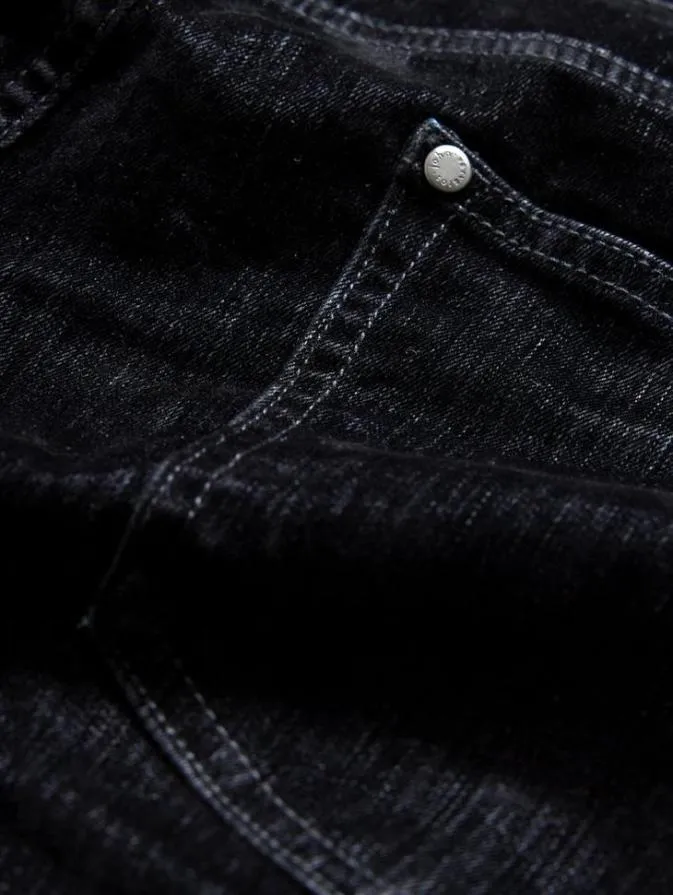 Men Jeans John Varvatos J702 8211 FLOCKED DENIM Black