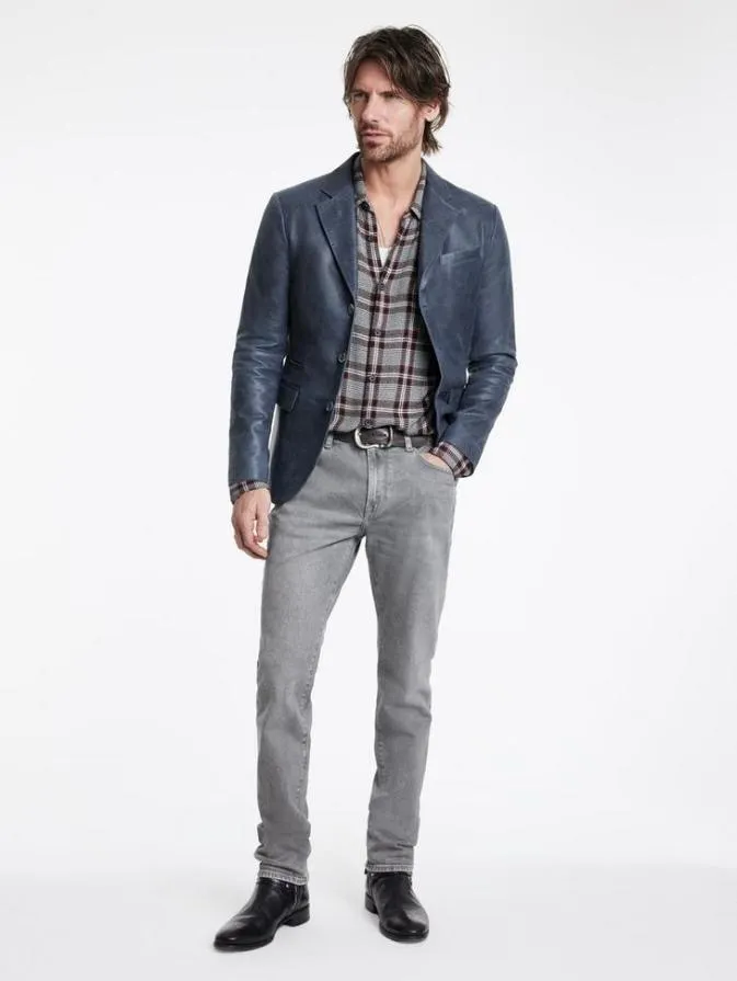 Men Jeans John Varvatos J702 8211 JAVIER WASH Belugawhite