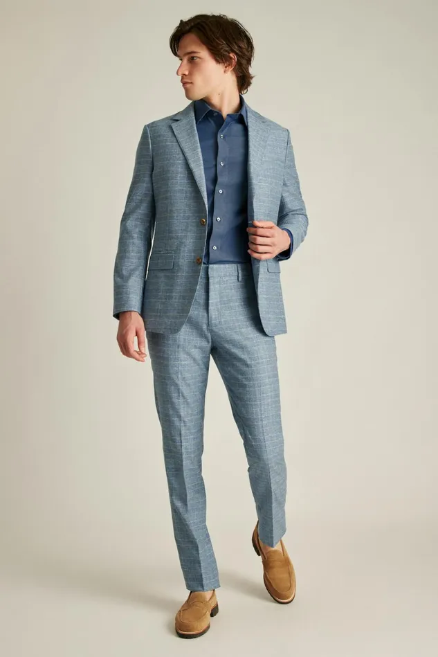 Men Jetsetter Italian Wool Blazer Blue Glen Check Bonobos Blazers and Sport Coats Men Jetsetter Italian Wool Blazer Blue Glen Check Bonobos Blazers and Sport Coats