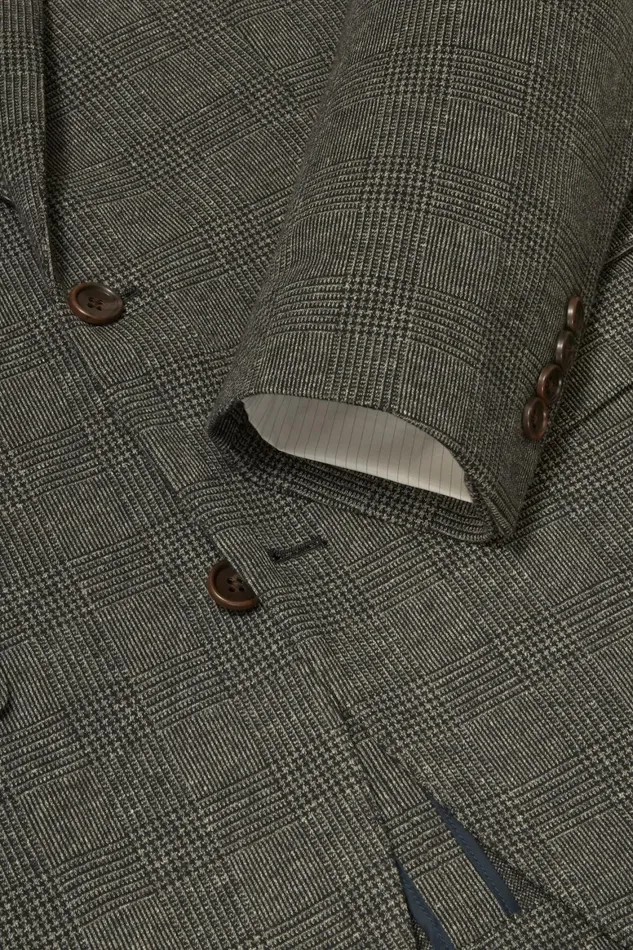 Men Jetsetter Knit Blazer Charcoal Check Bonobos Blazers and Sport Coats
