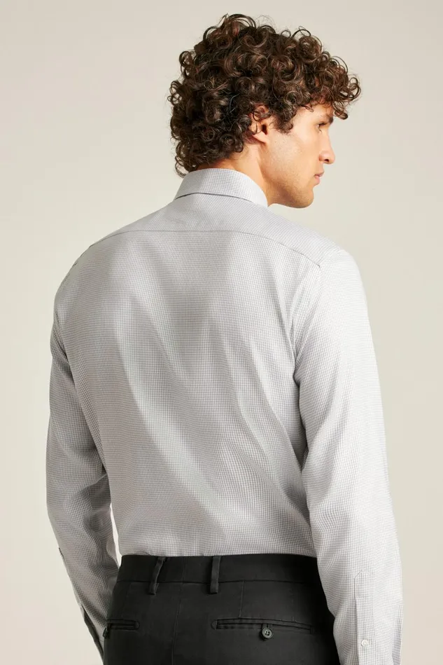 Men Jetsetter Stretch Dress Shirt Grey Texture Bonobos Business Casual Shirts
