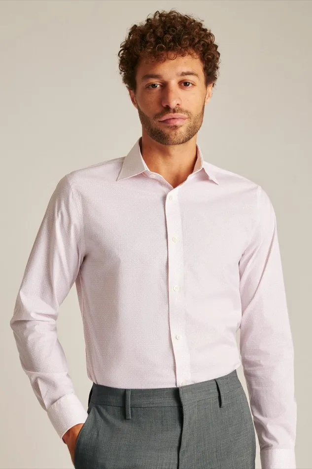 Men Jetsetter Stretch Dress Shirt Lavender Stencil Geo Bonobos Business Casual Shirts