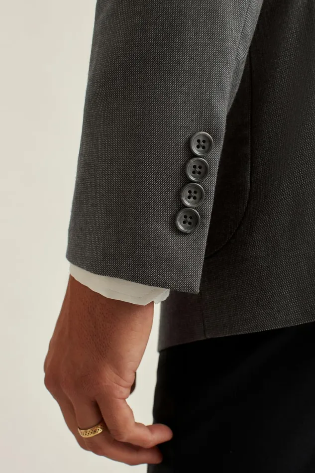 Men Jetsetter Stretch Italian Wool Blazer Grey Bonobos Blazers and Sport Coats