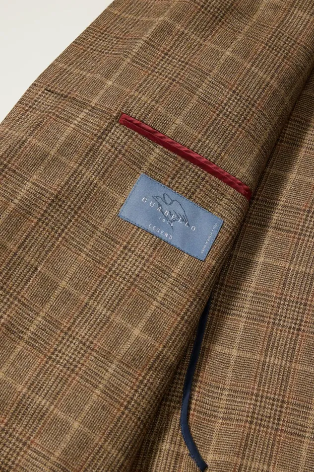 Men Jetsetter Unconstructed Blazer Chestnut Glen Plaid Bonobos Blazers and Sport Coats