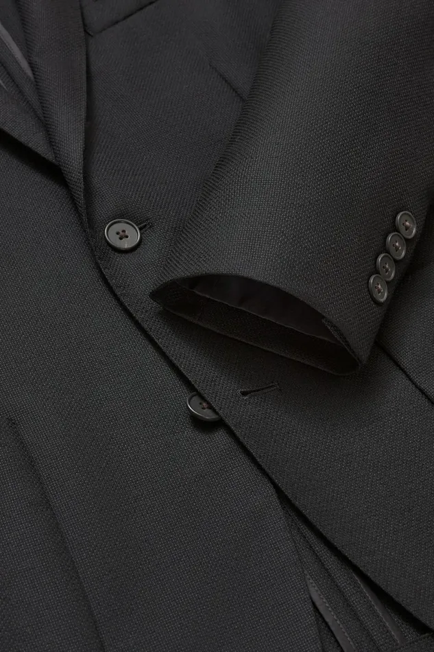 Men Jetsetter Unconstructed Italian Wool Blazer Black Bonobos Blazers and Sport Coats