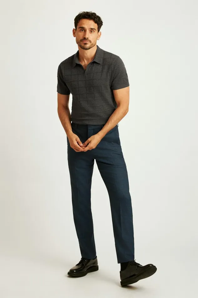 Men Jetsetter Wool Dress Pant Dark Green Basketweave Bonobos Dress Pants