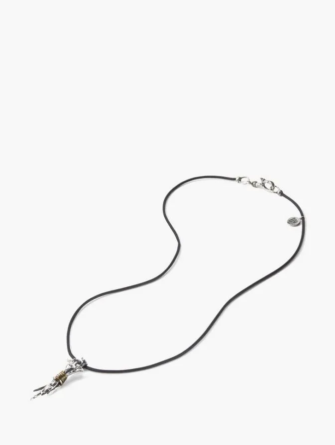 Men Jewelry John Varvatos NAIL PENDANT NECKLACE Silver