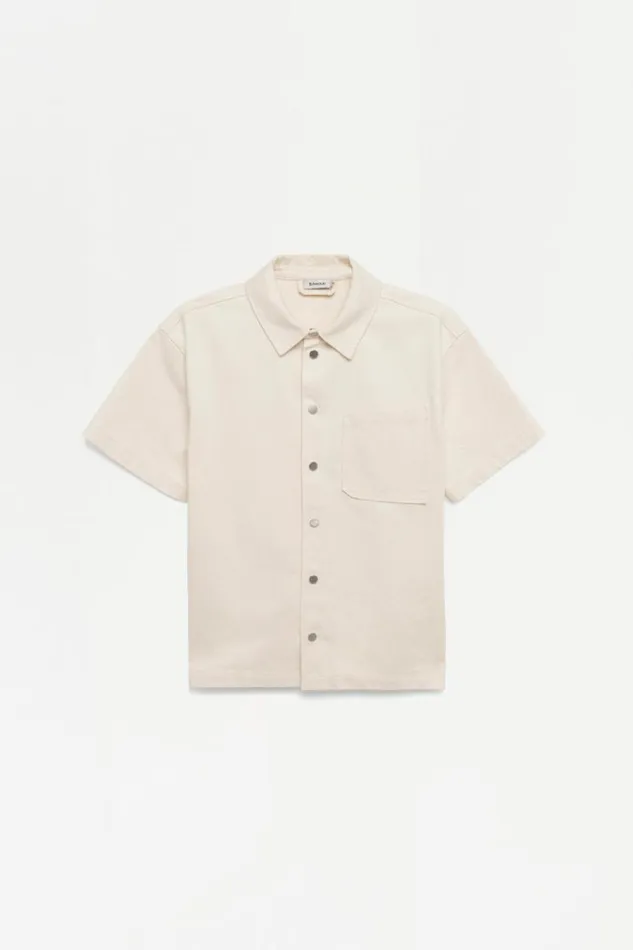 Men Jonas Shirt Ecru Jonathan Simkhai Tops and TShirts