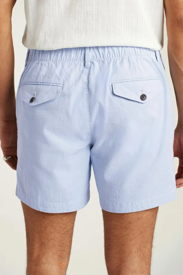 Men Lightweight Chino Short Sky White Stripe Bonobos Chino Shorts