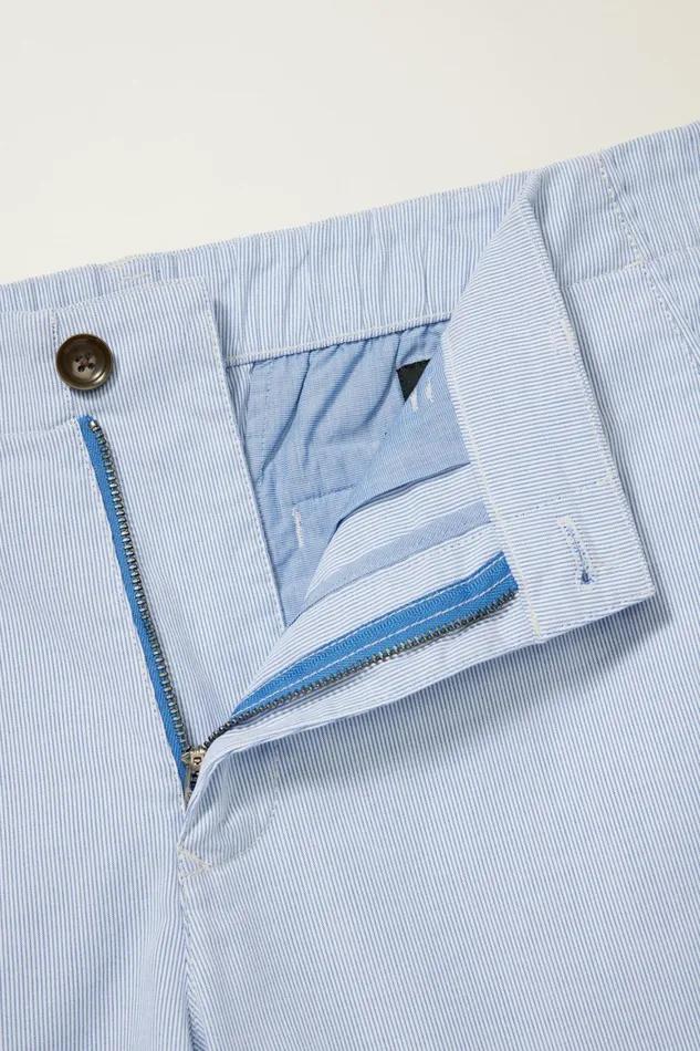 Men Lightweight Chino Short Sky White Stripe Bonobos Chino Shorts
