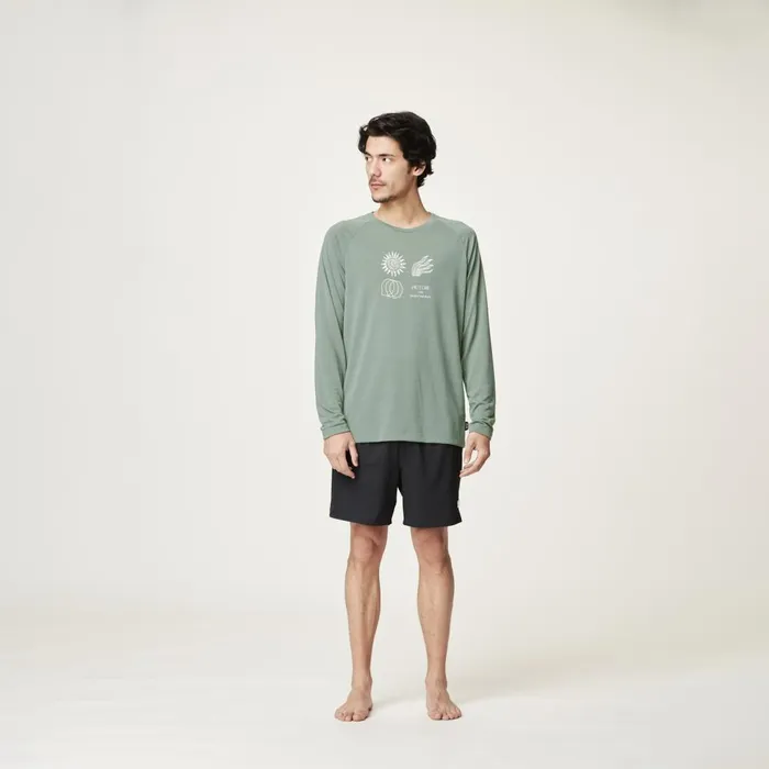 Men MARIBO LS SURF TEE Picture Organic Clothing TShirts